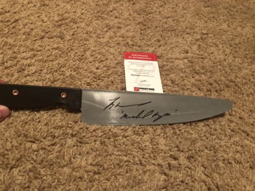 Tyler Mane Michael Myers Halloween Autographed Movie Prop Knife JSA COA