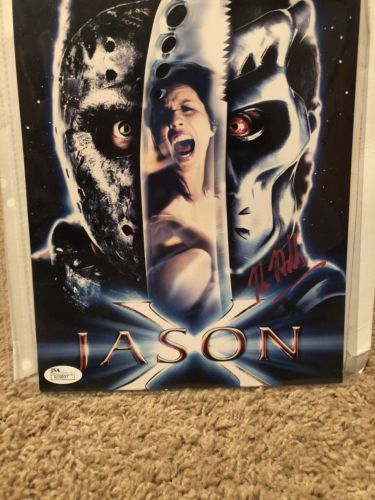 Kane Hodder Jason X 8x10 Autographed Picture Jason Voorhies With JSA COA