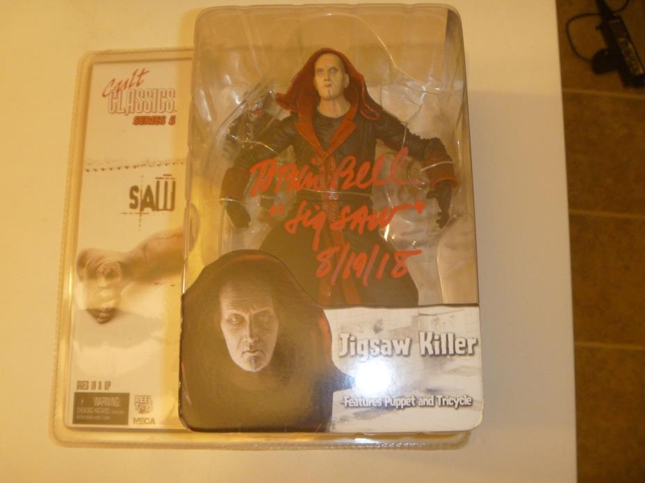 SAW Jigsaw Cult Classics Hall Of Fame Figure Signed Tobin Bell NEW