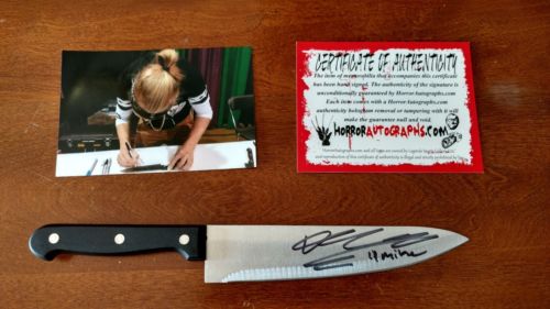 DAEG FAERCH Signed Metal Knife Michael Myers Rob ZOMBIE Halloween W/COA