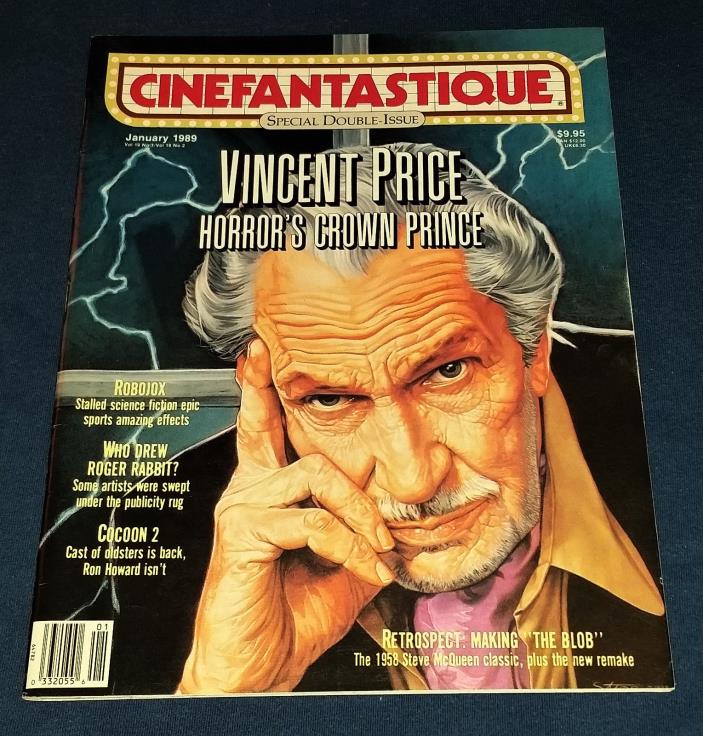 CINEFANTASTIQUE VINCENT PRICE DOUBLE ISSUE - Volume 19, Issue 1 & 2 1989 - Mint