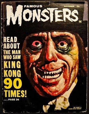 FAMOUS MONSTERS Magazine Signed In-person by JOHN CARRADINE & FORREST ACKERMAN