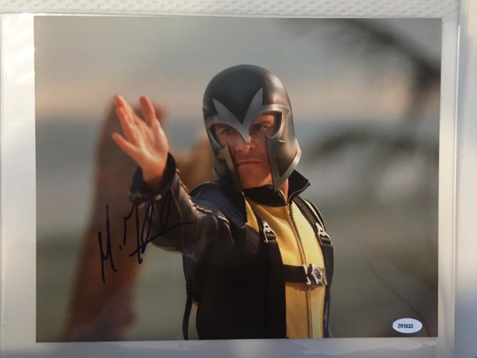 MICHAEL FASSBENDER SIGNED 8X10 MAGNETO X-MEN AUTOGRAPH HOLOGRAPHIC COA