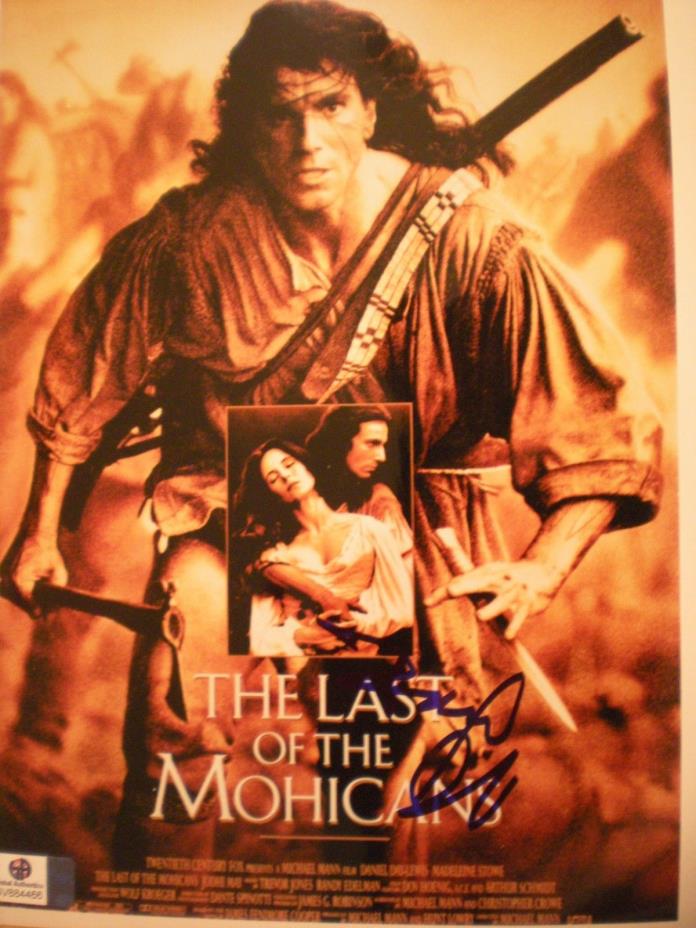 HAND SIGNED GREAT RARE PHOTO DANIEL DAY LEWIS FROM 