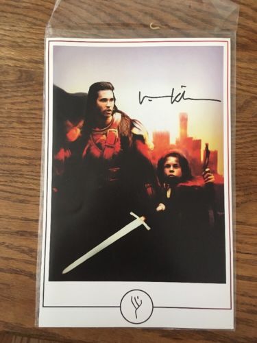 Val Kilmer Signed Willow Authentic Autographed 6.5x10 Photo Lost Nerd Block Coa