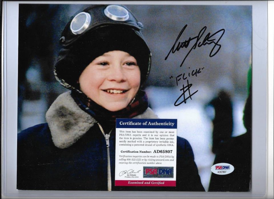 Scott Schwartz Signed 8x10 A Christmas Story Photo AUTO PSA/DNA COA Autograph
