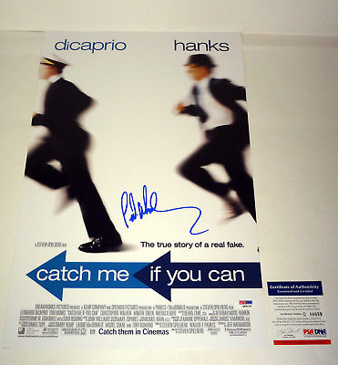 Frank Abagnale Catch Me If You Can Signed Autograph Movie Poster PSA/DNA COA