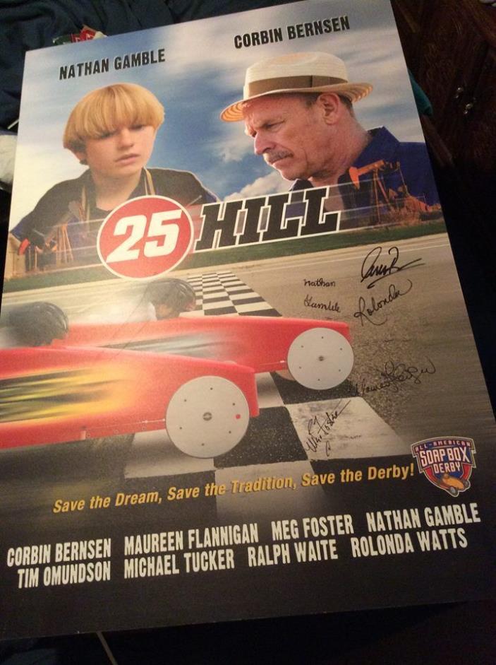 25 Hill Poster Autographed Nathan Gamble Corbin Bernsen Rolanda Watts Meg Foster