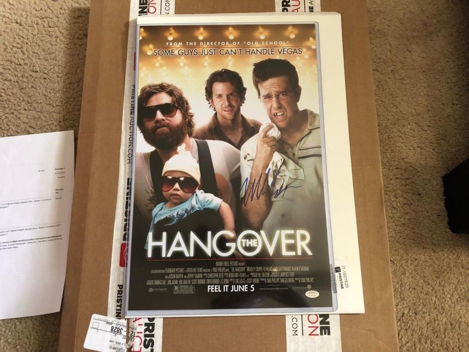 The Hangover 11x17 Movie Poster Mike Tyson Autographed COA