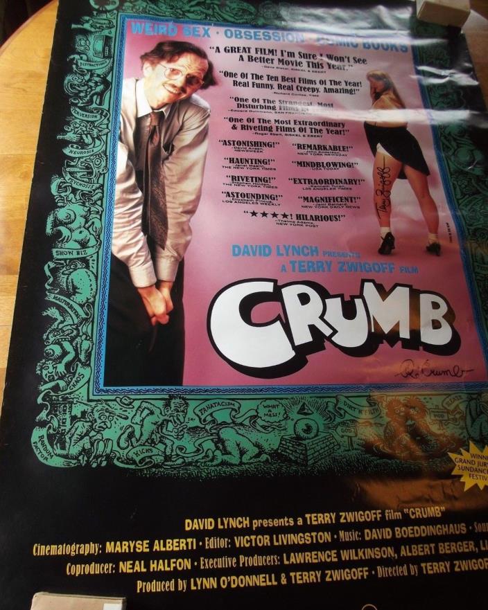 Signed Crumb Movie Poster