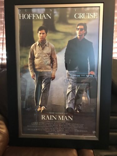 Signed And Framed Rainman Movie Poster Comes With Certificate Of Authenticity