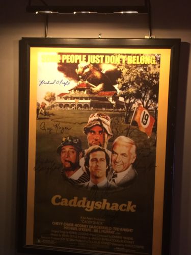 Caddyshack Hand Signed Poster by 7 Cast Members