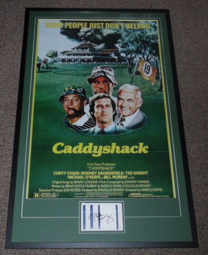 Bill Murray Signed Framed 27x43 Caddyshack Poster Photo Display PSA/DNA