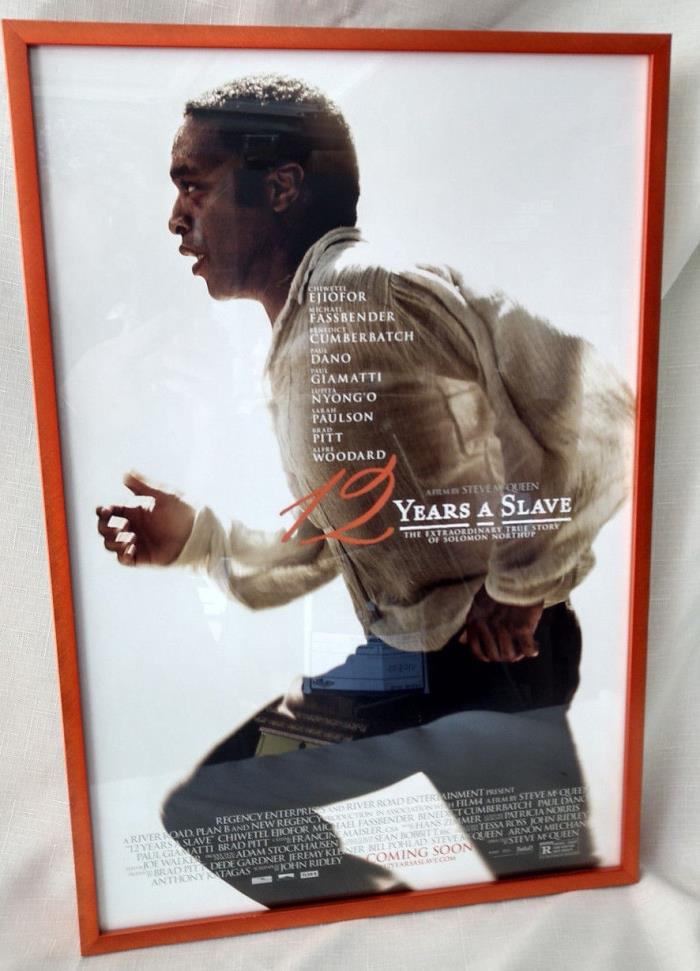 12 Years a Slave Pro Framed Movie Poster Film Steve McQueen Solomon Northrup