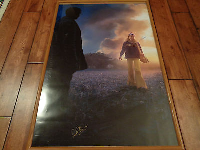 Peter Jackson, Stanley Tucci, Saoirse Ronan very rare triple signed poster w/LOA