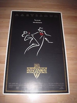 Vintage 1994 That's Entertainment! Movie Poster/Ann Miller Signed/Big Autograph!