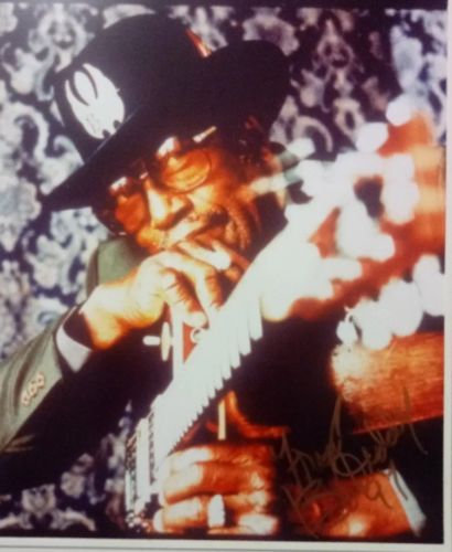 Bo Diddley Atlantic Record Company Press Kit Autographed Photo Blues Fest Items