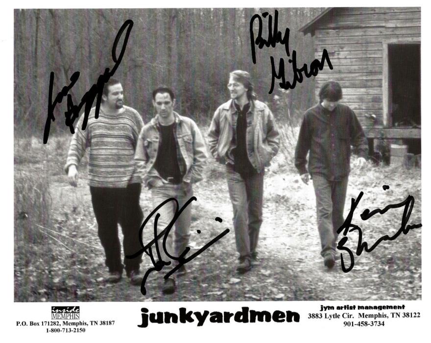 JUNKYARDMEN-MEMPHIS BLUES-BILLY GIBSON-SIGNED-AUTOGRAPH- PHOTO