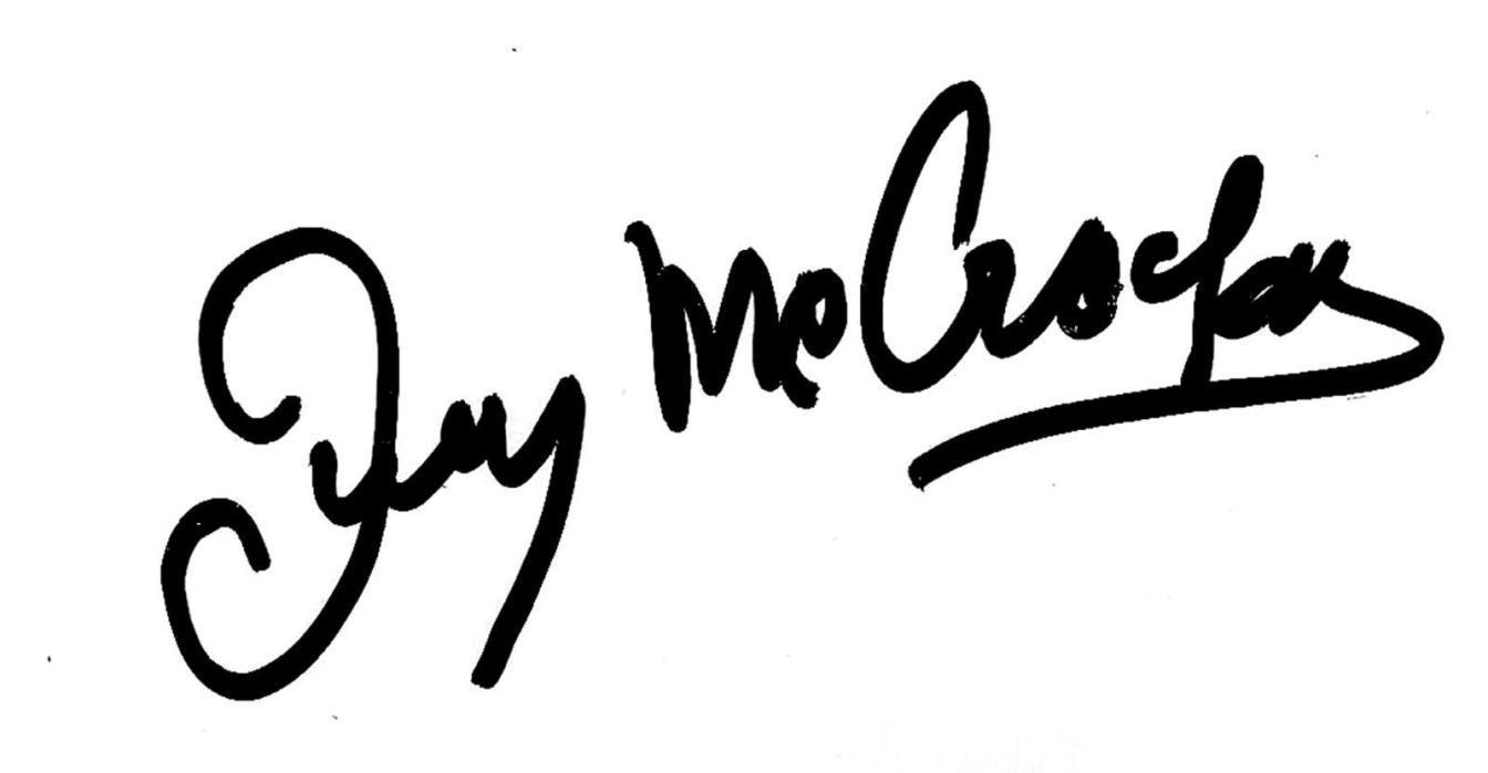 JIMMY MCCRACKLIN-JUMP BLUES-SIGNED AUTOGRAPH WITH CHECKER RECORDS ACETATE