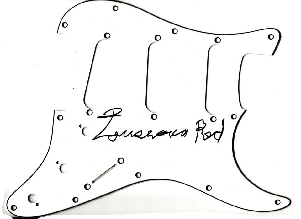 BLUES-LOUISIANA RED--SIGNED AUTOGRAPH PICK GUARD-VG+