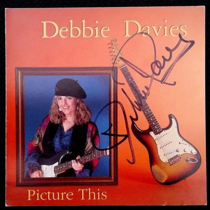 DEBBIE DAVIES -Autographed CD Cover 