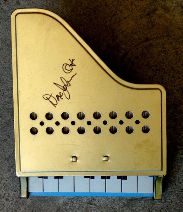 DR. JOHN-SIGNED AUTOGRAPH-MINI METAL PIANO-SIGNATURE & CRESCENT MOON