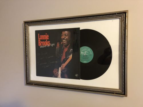 LONNIE BROOKS SIGNED AUTOGRAPH WOUND UP TIGHT FRAMED LP RECORD