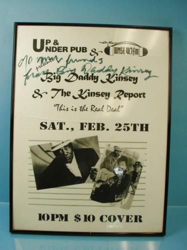 Big Daddy Kinsey Chicago Blues The Kinsey Report Signed Autograph Poster