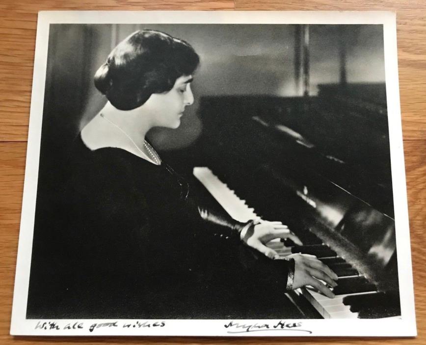 Myra Hess Signed 9-1/4¨ x 8¨ Photo, British Pianist
