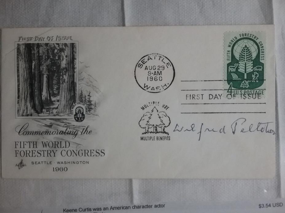 Wilfrid Pelletier (d. 1982) autograph  1960 First Day Cover Canadian Conductor