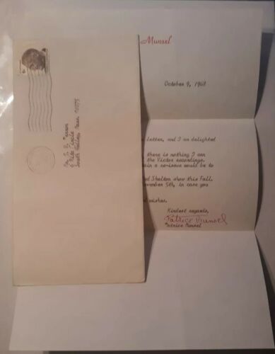 PATRICE MUNSEL, 1 TLS, 2 HAND SIGNED AND 1 HAND WRITTEN LETTER SIGNED, 2 1948, 1