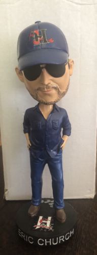 Eric Church Autographed Signed Bobblehead Hickory Crawdads 2012 BRAND NEW COA!