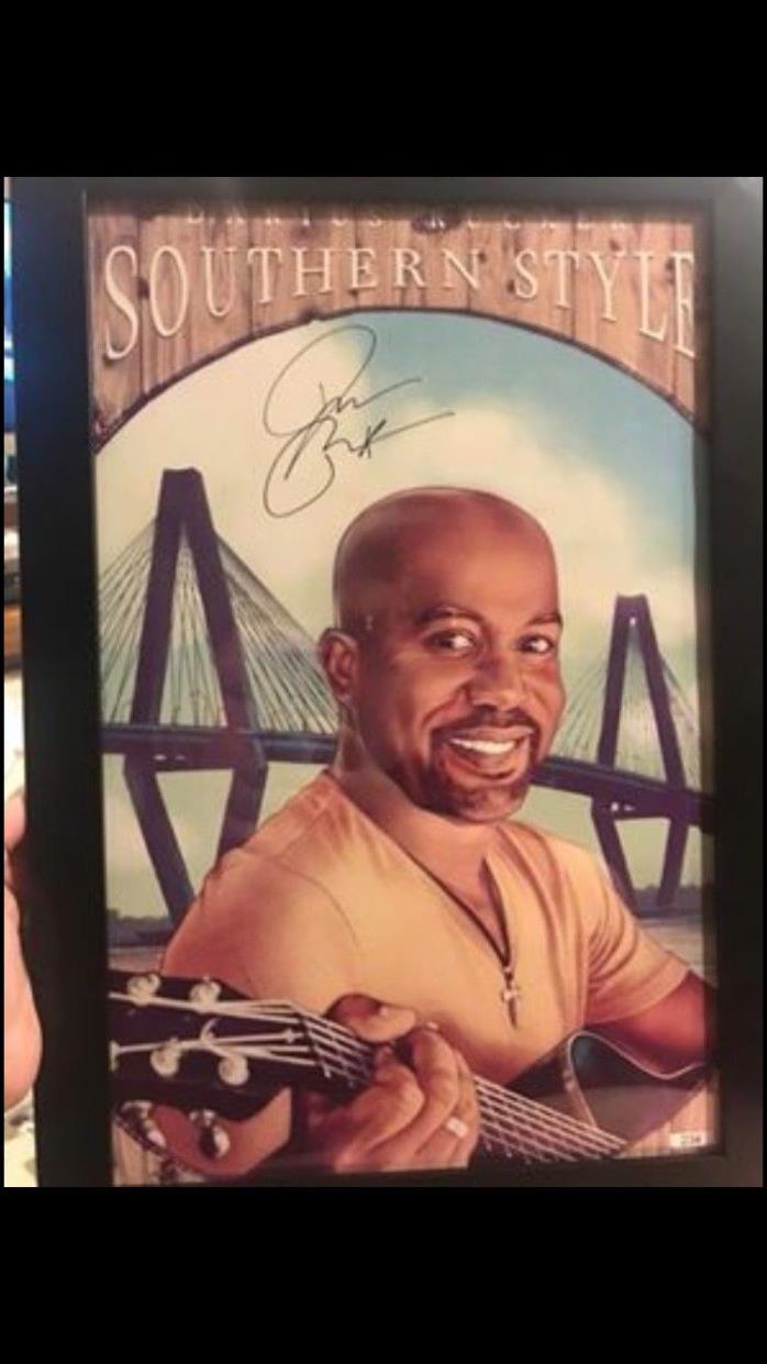 Darius Rucker Autographed print **Numbered**