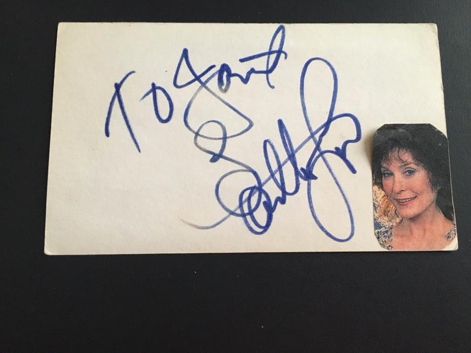 Loretta Lynn Signed Index Card JSA Authenticated Autographed