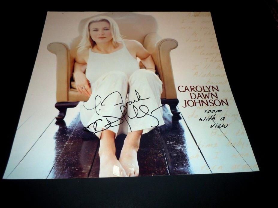 CAROLYN DAWN JOHNSON~Room With A View~Signed~12x12~Orig Promo Promo Poster~2001