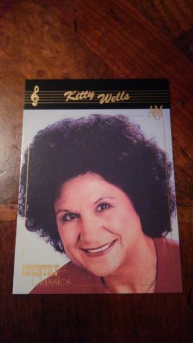 KITTY WELLS 1992 COUNTRY CLASSICS #63 FREE SHIPPING