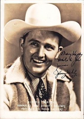 JIMMY WAKELY Vintage Signed Photo