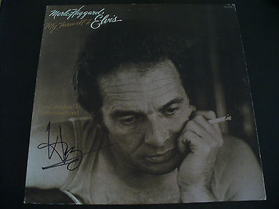 Merle Haggard Rare In Person Hand Signed My Farewell To Elvis LP Cover+COA =>RIP
