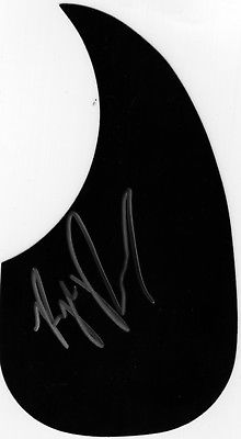RYE DAVIS AUTOGRAPHED SIGNED GUITAR PICK GUARD LOVE YOU TILL MORNING