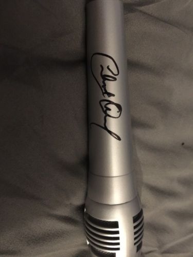 CHARLIE DANIELS SIGNED MICROPHONE COUNTRY SUPERSTAR LEGEND AUTOGRAPHED HOF