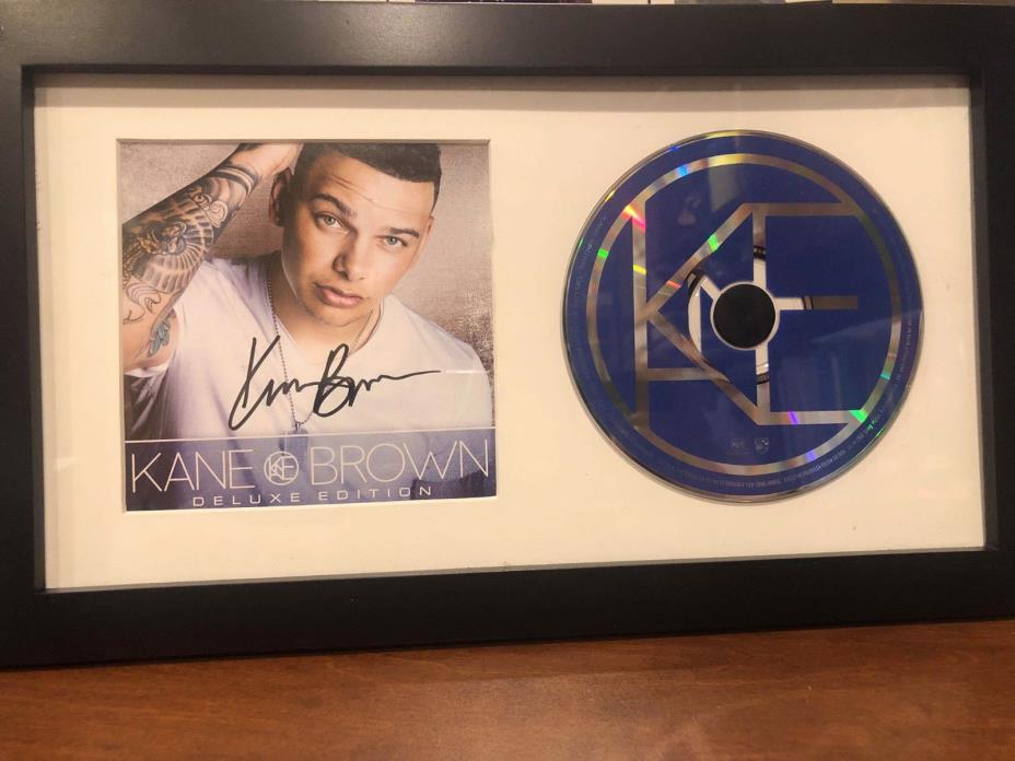 AUTOGRAPHED SIGNED FRAMED CD - Kane Brown Deluxe Edition - Brand New
