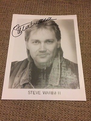 Vintage Steve Wariner Signed 8x10 Rare Country Music Autograph
