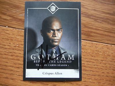 Andrew Stewart-Jones Autographed Gotham Card Hard Signed Crispus Allen