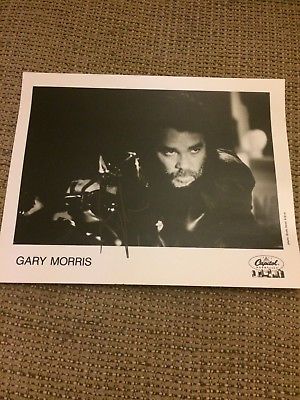 Vintage Gary Morris Signed 8x10 Capital Records Nashville Rare Autograph