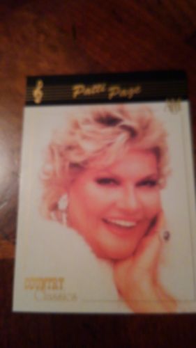 PATTI PAGE 1992 COUNTRY CLASSICS #77 FREE SHIPPING