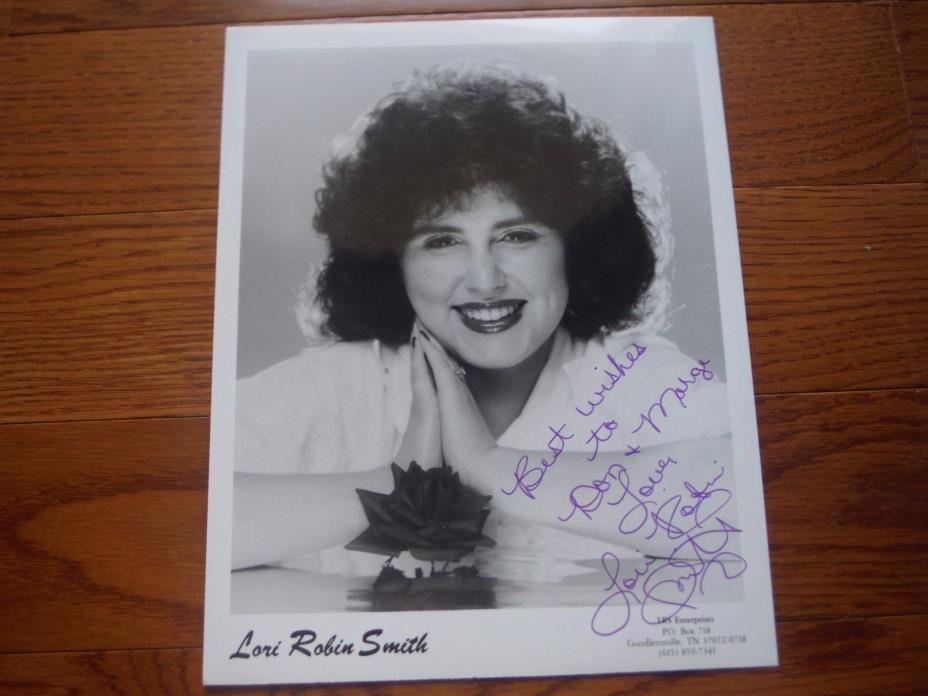Lori Robin Smith Autographed 8x10 Photo Hand Signed Country PERSONALIZED