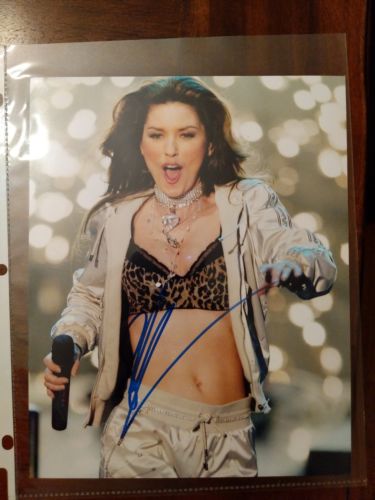 Shania Twain Signed 8x10 autograph Celebrity Country Pop Singer music legend