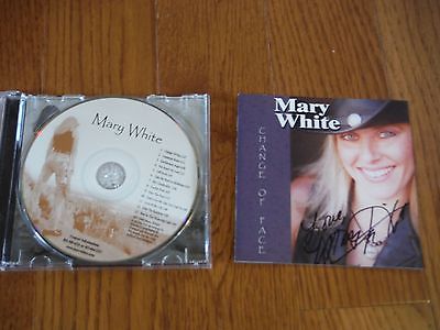 Mary White  Autographed CD Hand Signed Change of Pace