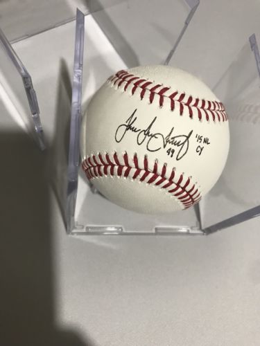 Jake Arrieta Signed Basbeall JSA Black Ink CY Inscription Cubs Phillies