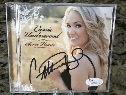 CARRIE UNDERWOOD signed Some Hearts CD cover Autographed JSA Auto American Idol
